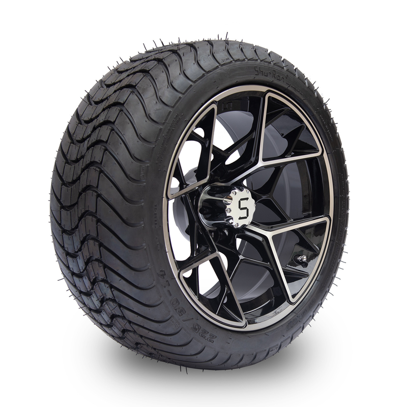 Shu-Ran Golfwagenräder und Reifen 225/30-14 13 kg DOT genehmigt