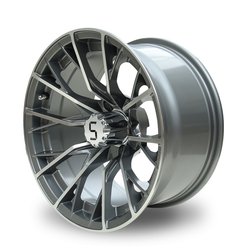 Neue Ankunft 14-Zoll-Golfwagenräder Maschinengestaltet/Gunmetal ET-25 Kundensupport