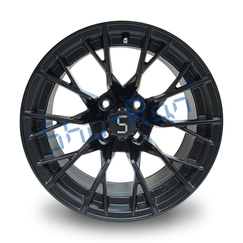 Shuran Neue 14' Felgen Matte Schwarz Aluminium Golfwagen Rad 14x7 Universal 4 Bolt Muster