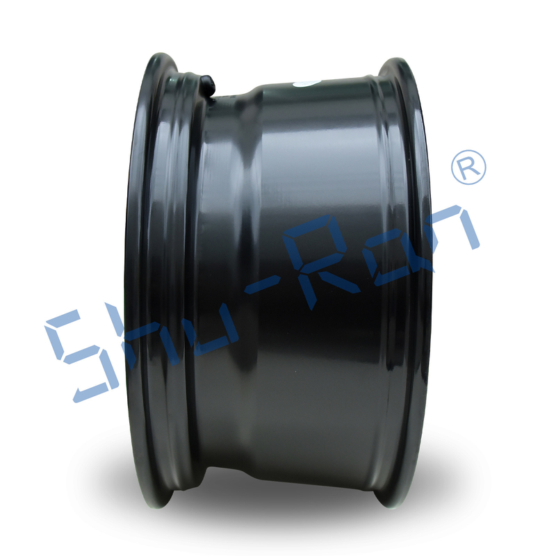 Shuran Neue 14' Felgen Matte Schwarz Aluminium Golfwagen Rad 14x7 Universal 4 Bolt Muster
