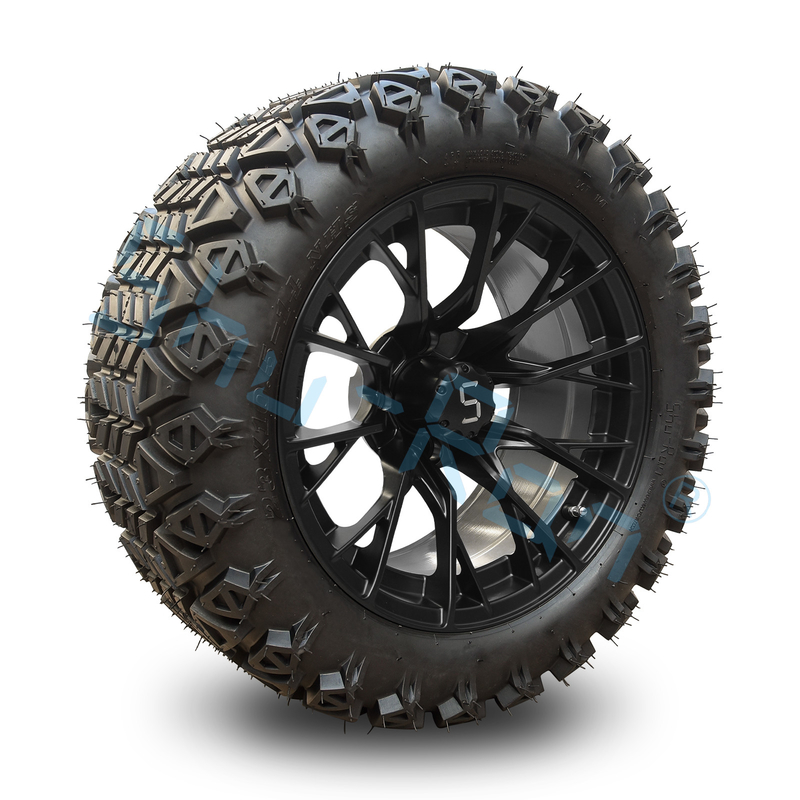 Shu Ran 14 Zoll Golfkarren Räder und Reifen Felgen mit DOT Reifen 101.6 PCD 4x4 Bolt Muster