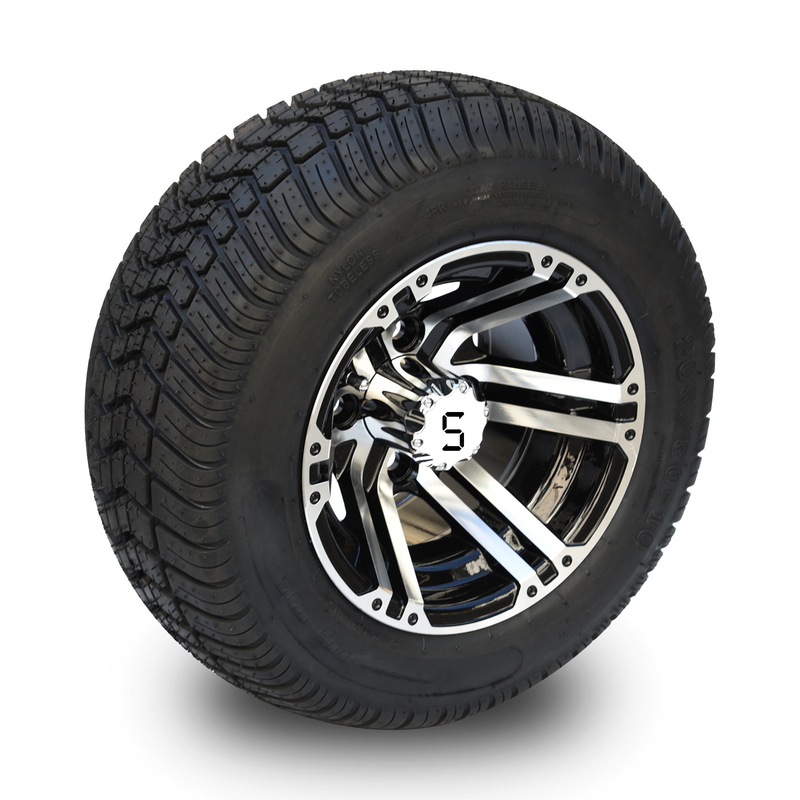 10 Zoll-Golfmobil-Rad und 205/50-10 DOT Street Tire Combo -25 Bolzen des Ausgleich-4x4 (101.6mm)