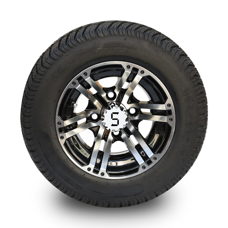10 Zoll-Golfmobil-Rad und 205/50-10 DOT Street Tire Combo -25 Bolzen des Ausgleich-4x4 (101.6mm)