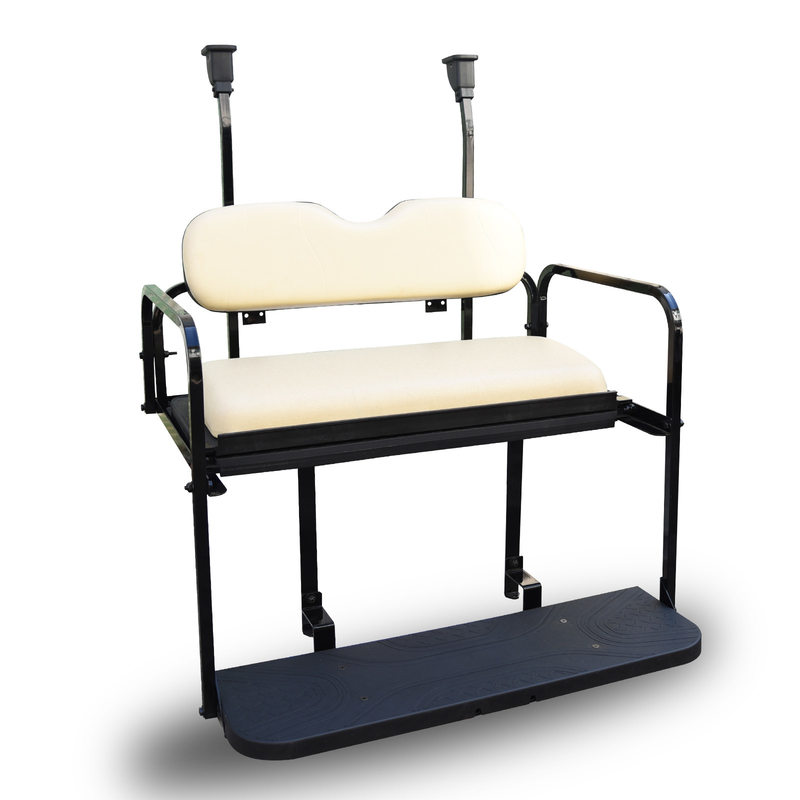Rückseiten-Flip Back Seat Kit For-Verein-Auto-Präzedenzfall des Golfmobil-2N1 - Beige