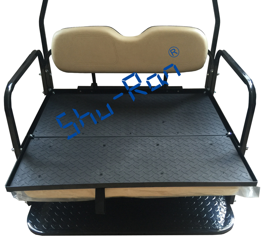 Golfmobil-Zusätze richten Flip4 Rücksitz Kit For Club Car DS – Büffelleder auf