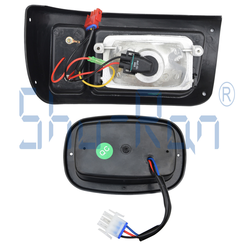 Golfmobil-Halogen-Scheinwerfer und rotes Rücklicht Kit Compatible LED mit Verein-Auto DS