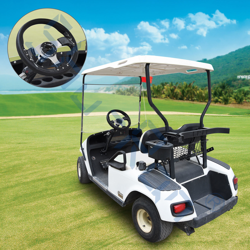 Golfmobil, das Kohlenstoff-Faser-Lenkrad für Verein-Auto, EZGO und Yamaha läuft