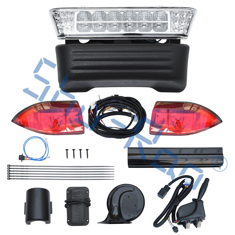 Schalten deluxe LED Licht-Ausrüstung des Golfmobil-für Präzedenzfall, mit Scheinwerfer-Rücklicht-Blinkern Horn