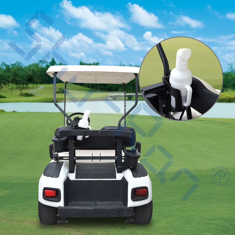 Universalgolfmobil-Sand-Flasche mit Halter für Verein-Auto, EZGO und Yamaha